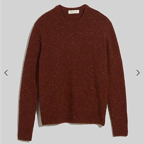 Madewell Donegal Crewneck Wool Sweater - Picture 2 of 6